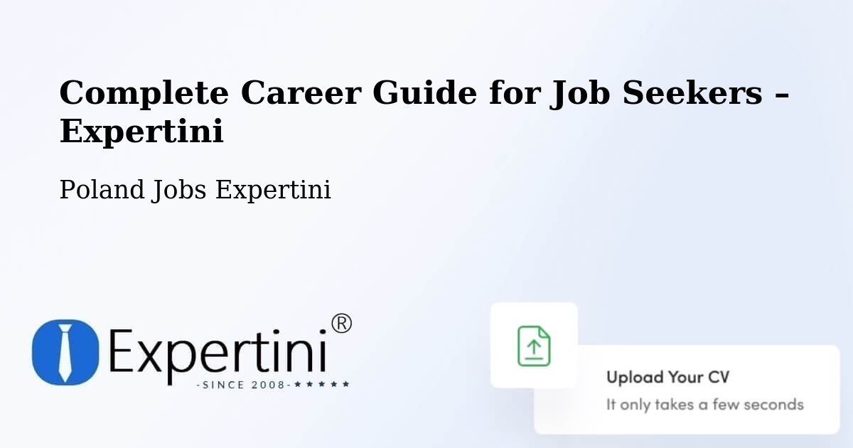 Career Guide for Job Seekers – Czerwonak - Czerwonak, Poland Jobs Expertini